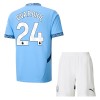 Conjunto (Camiseta+Pantalón Corto) Manchester City Gvardiol 24 Primera Equipación 2024-25 - Niño